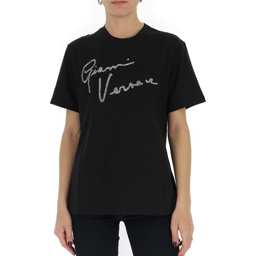  VERSACE/范思哲 女士黑色棉質短袖Polo衫 A85751 A228806	A1008 PLFSX