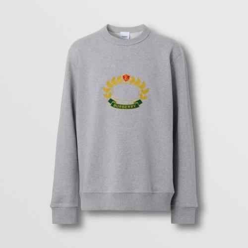  BURBERRY 22年秋冬 男士 橡木葉徽章刺繡棉質(zhì)運(yùn)動(dòng)衫 80612891