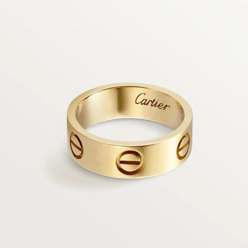  CARTIER 22年秋冬 女士 戒指 LOVE戒指 18K黃金