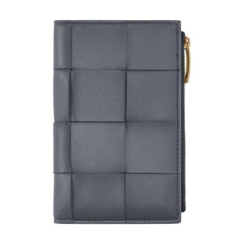  BV葆蝶家 22年秋冬 女士 錢包 PORTEFEUILLE a DEUX VOLETS 667130VCQC11233 預(yù)定商品1-3周發(fā)貨