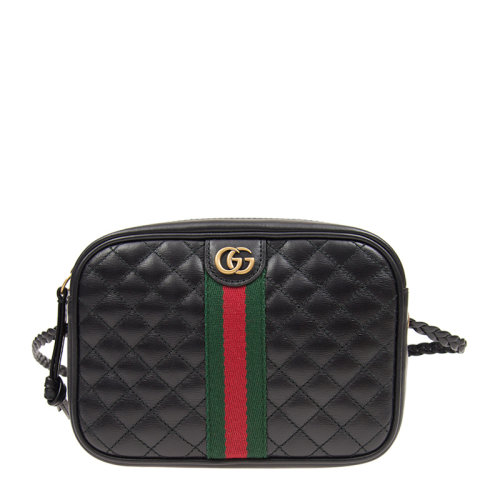 GUCCI/古馳   女士牛皮GG經(jīng)典菱形紋理斜挎包單肩包