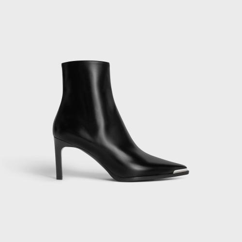  CELINE賽琳思琳 22年秋冬 女士 短靴 BOTTINE ZIPPéE A_VEC POINTE MéTAL CELINE VERNEUIL V