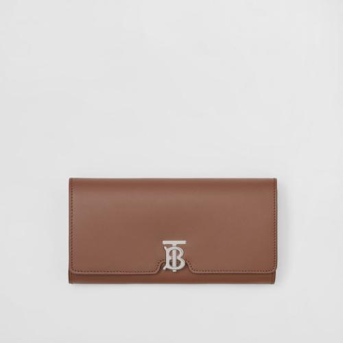  BURBERRY 22年秋冬 女士 皮革 TB 長款錢夾 80551551