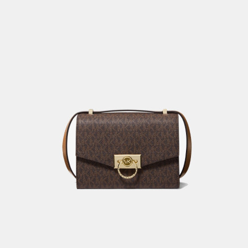 MICHAEL KORS 邁克 科爾斯 單肩斜跨包 32F0G1HC0B BRN ACORN