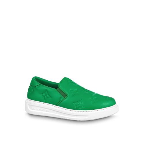  LV路易威登 22年秋冬 男士 休閑運動鞋 SNEAKER SLIP ON BEVERLY HILLS 1AA7PQ 1AA7PU 1AA7PS