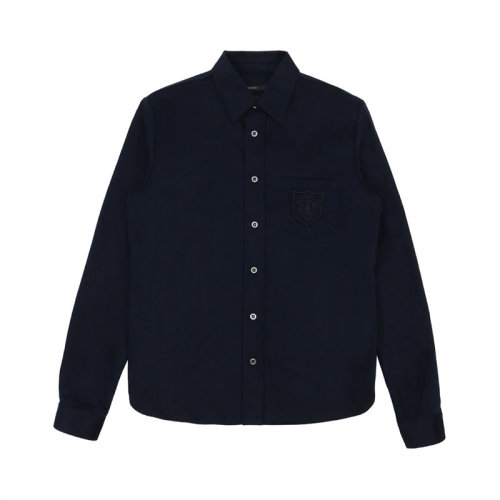 GUCCI/古馳 男士純色棉質長袖上衣襯衣襯衫 387427-Z3572 多色可選