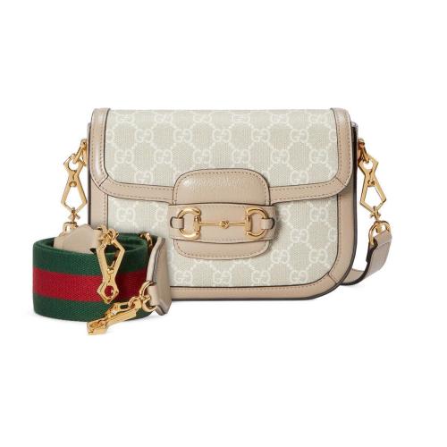  GUCCI古馳 22年秋冬 女士 Gucci Horsebit 1955系列GG迷你手袋 658574 UULAG 9682