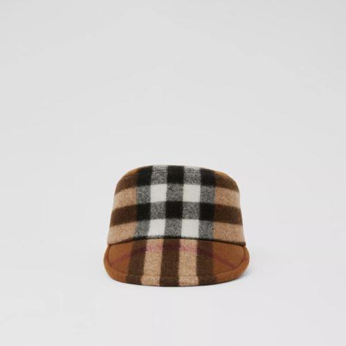  BURBERRY 22年秋冬 男士 格紋功能性羊毛帽 80650571