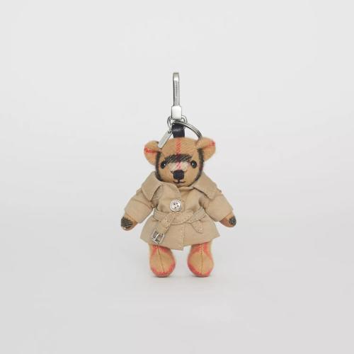  BURBERRY 21年秋冬 男士 Trench 風衣 Thomas 泰迪熊吊飾 80033311 預定商品1-3周發貨