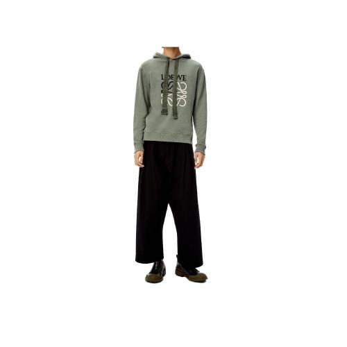  LOEWE羅意威 22年秋冬 男士 衛衣 Anagram hoodie in cotton H526Y25X02-4640