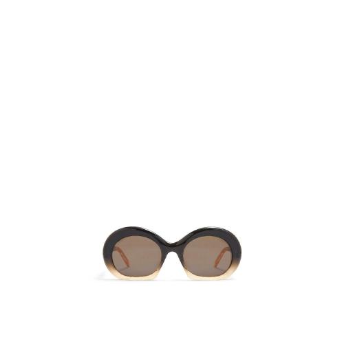  LOEWE羅意威 22年秋冬 女士 太陽眼鏡 Halfmoon sunglasses in acetate G832270X06-6246
