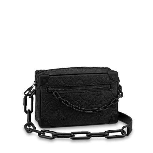  LV路易威登 22年秋冬 男士 單肩包 MINI SOFT TRUNK 鏈條包 M55702 預定商品2-6周發(fā)貨