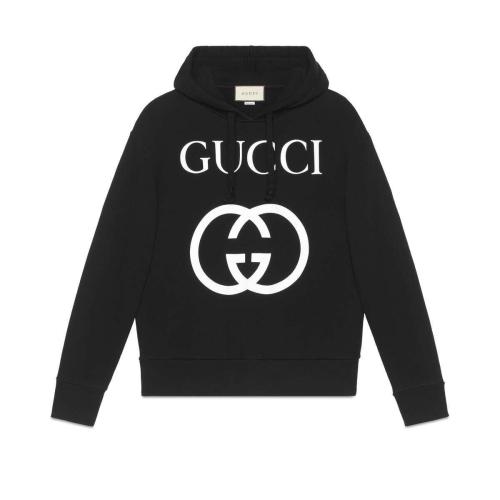  GUCCI古馳 22年秋冬 男士 飾互扣式G兜帽衛(wèi)衣 475374 X3Q25 1289