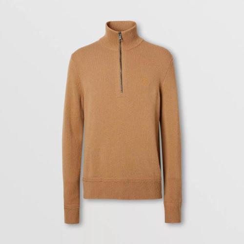  BURBERRY 22年秋冬 男士 專屬標識圖案高領羊絨針織衫 80379841 預定商品1-3周發貨