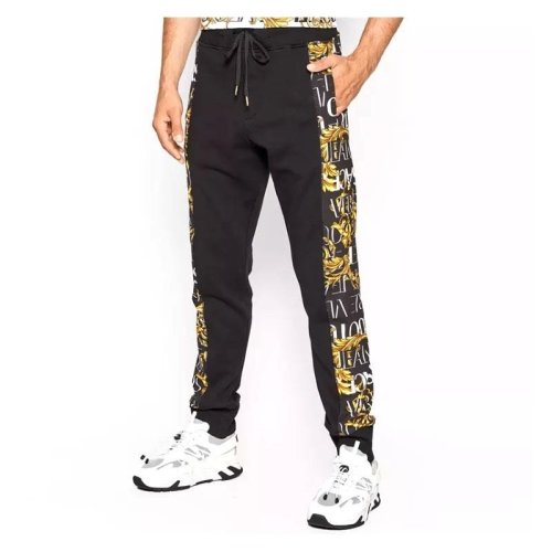  VERSACE JEANS/范思哲牛仔 男士黑色棉質休閑褲 E73GAA3C0-EFS041-EG89 PLFSX
