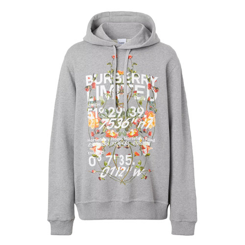 BURBERRY/博柏利  蒙太奇印花棉質連帽衫男衛衣 8037542 1