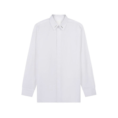Givenchy/紀梵?！?2春夏新款】男士棉質修身版長袖襯衫 BM60QK109F