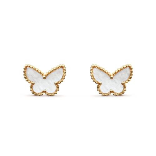  VCA梵克雅寶 22年秋冬 女士 耳環(huán) Sweet Alhambra蝴蝶耳釘 VCARN5JM00 預(yù)定商品1-3周發(fā)貨