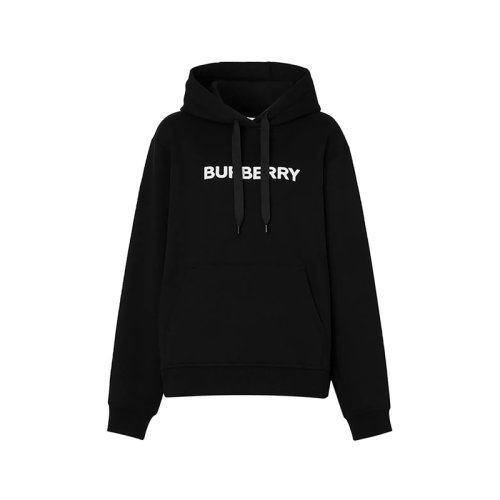 BURBERRY/博柏利 【22秋冬新款】 女款棉質(zhì)連帽衛(wèi)衣運(yùn)動衫徽標(biāo)印花 80543861