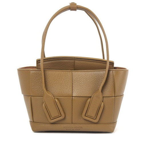 Bottega Veneta/葆蝶家 女士 女包 橡果色皮革時(shí)尚手提包單肩包 600606VA9817745