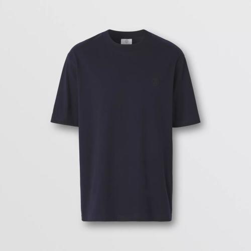  BURBERRY 22年秋冬 男士 專屬標識圖案棉質 T 恤衫 80432391 預定商品1-3周發貨