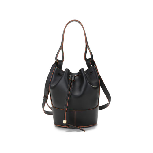 LOEWE/羅意威 女士Balloon系列皮革手提單肩斜挎包水桶包抽繩包氣球包小號 A710C31X61