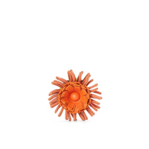  LOEWE羅意威 22年秋冬 女士 掛飾 Cactus stud flower in classic calfskin C835160X04-4104