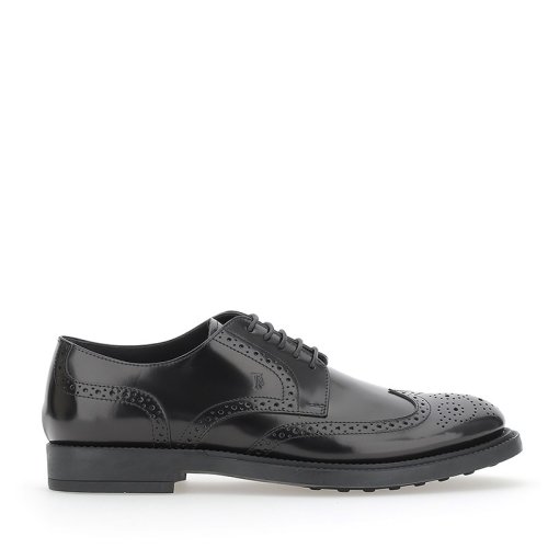  Tod’s/托德斯 男士黑色皮革休閑皮鞋 XXM62C00C10 AKT B999 PLXSX