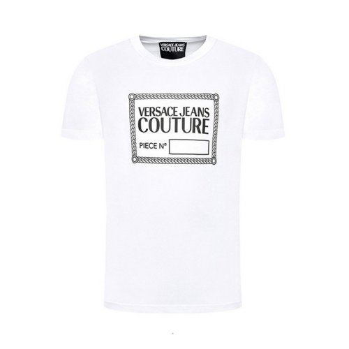  VERSACE JEANS COUTURE 男士印花棉質短袖T恤 71GAHT13 GJ00T 003 PLFSX
