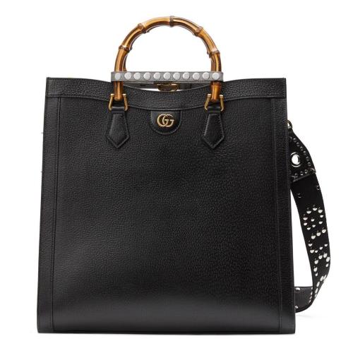  GUCCI古馳 22年秋冬 男士 Gucci Diana竹節(jié)大號托特包 721080 AAA65 1077