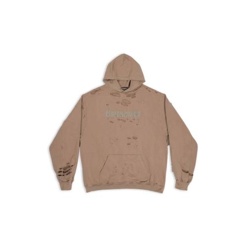  BALENCIAGA巴黎世家 22年秋冬 男士 衛(wèi)衣 DESTROYED連帽衛(wèi)衣 659403TKVB67185