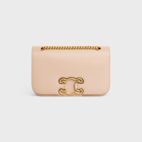  CELINE賽琳思琳 22年秋冬 女士 手拿包 SAC TRIOMPHE FRAME MOYEN MODELE VEAU 199813EPA.03ND