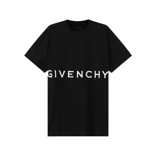 Givenchy/紀梵希 【22春夏新款】 男士棉質寬松版圓領短袖T恤4G LOGO刺繡 BM71543Y6B