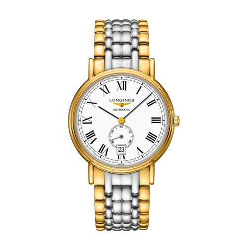 LONGINES/浪琴 時尚系列 精鋼和黃色PVD涂層 自動機械 男士腕表 L4.805.2.11.7