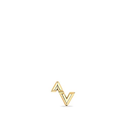  LV路易威登 22年秋冬 女士 耳環 LV VOLT UPSIDE DOWN 18K 金耳釘 Q06127