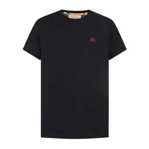  BURBERRY/博柏利 男士黑色棉質短袖T恤 80038281 PLFSX