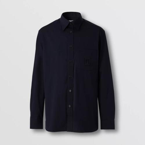  BURBERRY 22年秋冬 男士 字母圖案功能性棉襯衫 80618581