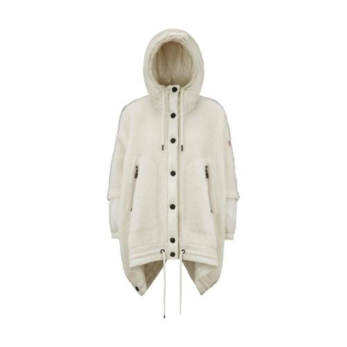  MONCLER蒙可蒙克萊 22年秋冬 女士 斗篷 Mohair， Wool %26 Alpaca Cape H20983G00004M1254034
