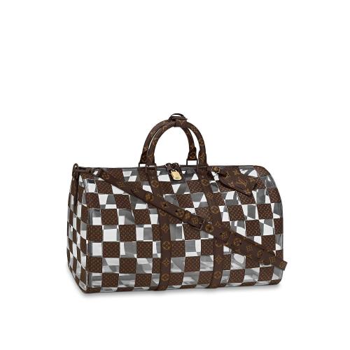  LV路易威登 22年秋冬 男士 旅行包 KEEPALL BANDOULIERE 50 旅行袋 M20864
