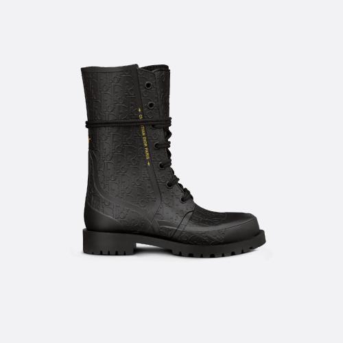  DIOR迪奧 22年秋冬 女士 短靴 Bottine Diorcamp KCI669OBR_S900 預(yù)定商品1-3周發(fā)貨