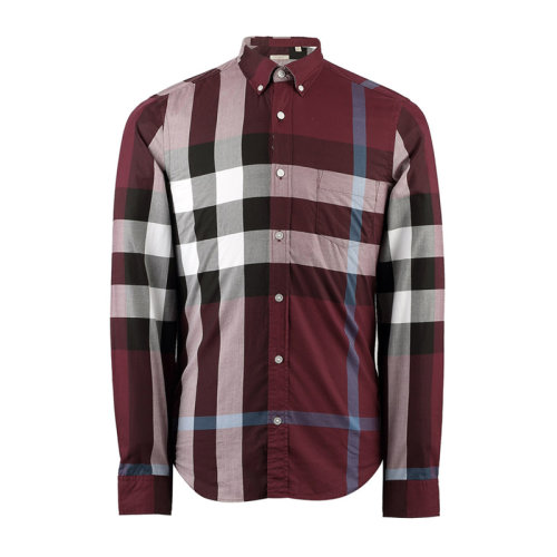 BURBERRY/博柏利 男裝 服飾  經(jīng)典格紋 多色可選棉質(zhì)襯衣 男士長袖襯衫 3873780