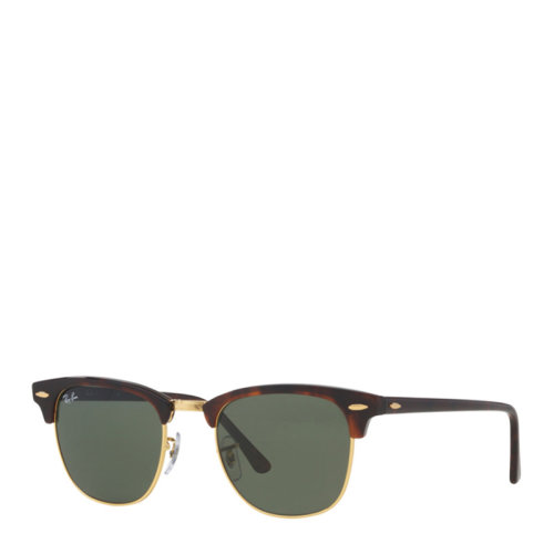 Ray-Ban/雷朋 派對 達人 半框 男女款 太陽鏡 黑色 玳瑁色 鏡框 綠色 鏡片 墨鏡 眼鏡 RB3016 49/51/55mm RayBan 雷朋