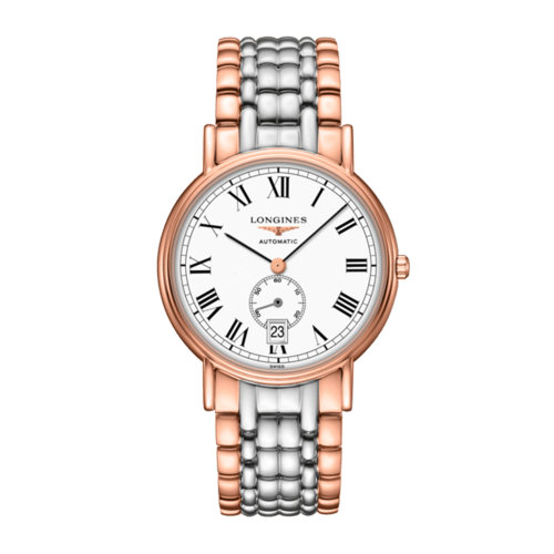 LONGINES/浪琴 時尚系列 精鋼和紅色PVD涂層 自動機械 男士腕表 L4.805.1.11.7