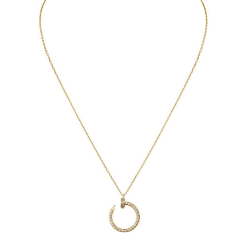CARTIER/卡地亞 JUSTE UN CLOU 18K金黃金鉆石項(xiàng)鏈 B7224511