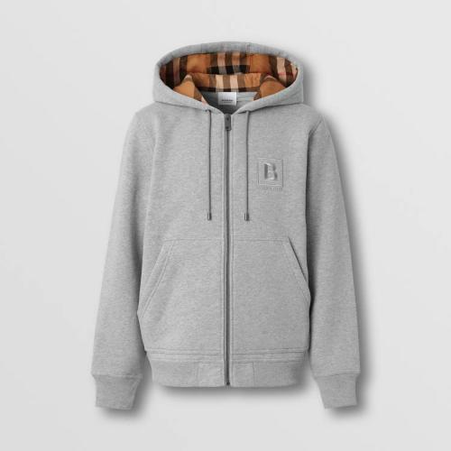  BURBERRY 22年秋冬 男士 字母圖案棉質混紡連帽上衣 80618571