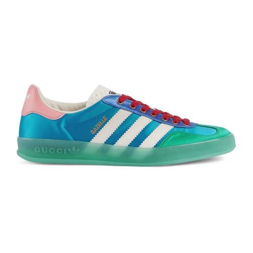  GUCCI古馳 22年秋冬 女士 adidas x Gucci聯名系列女士Gazelle運動鞋 707867 U7R10 3660