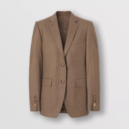  BURBERRY 22年秋冬 女士 羊毛合身剪裁外套 80417391 預定商品1-3周發貨