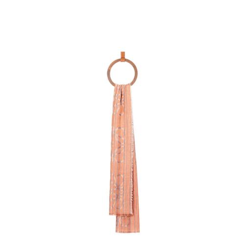  LOEWE羅意威 22年秋冬 女士 圍巾 Anagram stripe scarf in linen F811255X09-9122