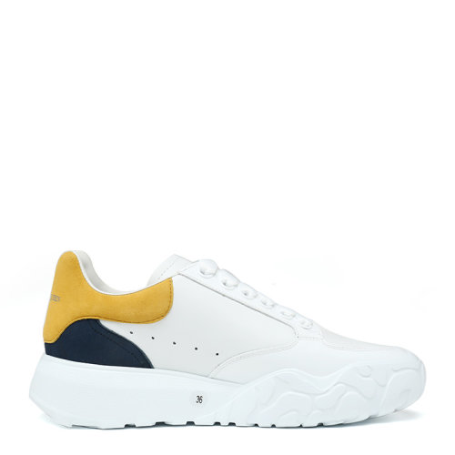 Alexander McQueen/亞歷山大麥昆時尚潮流女士休閑運動鞋633915WHZ9B