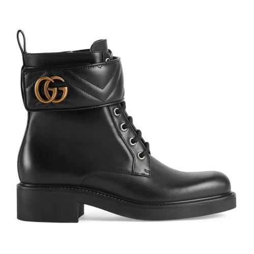  GUCCI古馳 22年秋冬 女士 女士雙G踝靴 670397 17K20 1000